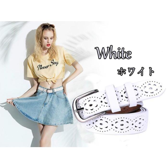ゴルフベルト レディース ゴルフ ベルト ホワイト レッド ブラウン ブルー ベルト プレゼント | ブランド登録なし | 07