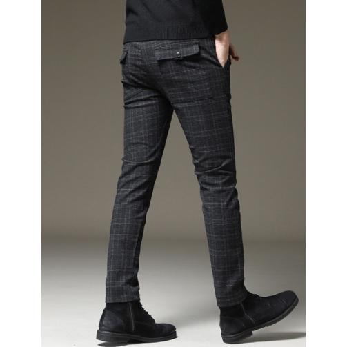 ゴルフウェア メンズ 春 秋 冬 ストレッチパンツ ズボン 伸縮 黒 紺 グレー 大きいサイズ | ブランド登録なし | 19