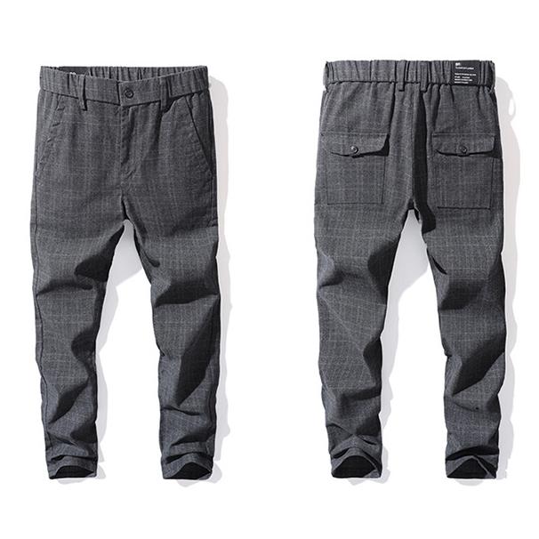 ゴルフウェア メンズ 春 秋 冬 ストレッチパンツ ズボン 伸縮 黒 紺 グレー 大きいサイズ | ブランド登録なし | 12