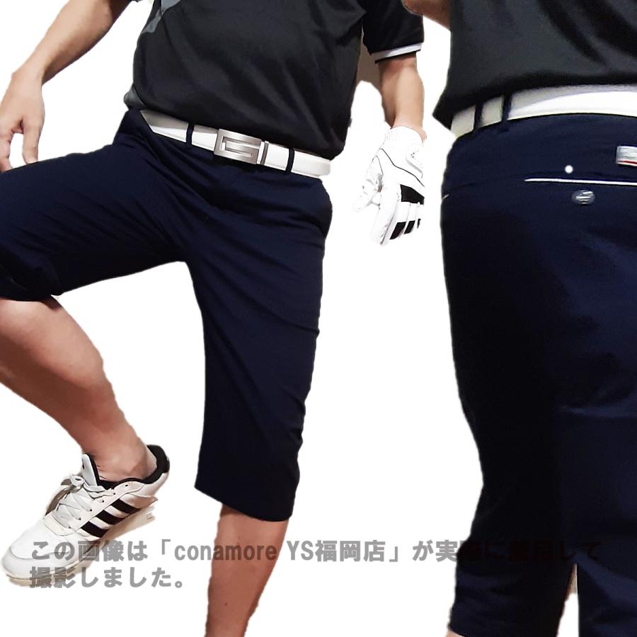 ゴルフウェア メンズ 春 夏 秋 ストレッチパンツ ハーフパンツ 七分丈 膝下 ゴルフパンツ 半ズボン 無地 おしゃれ 春 秋 | ブランド登録なし | 11