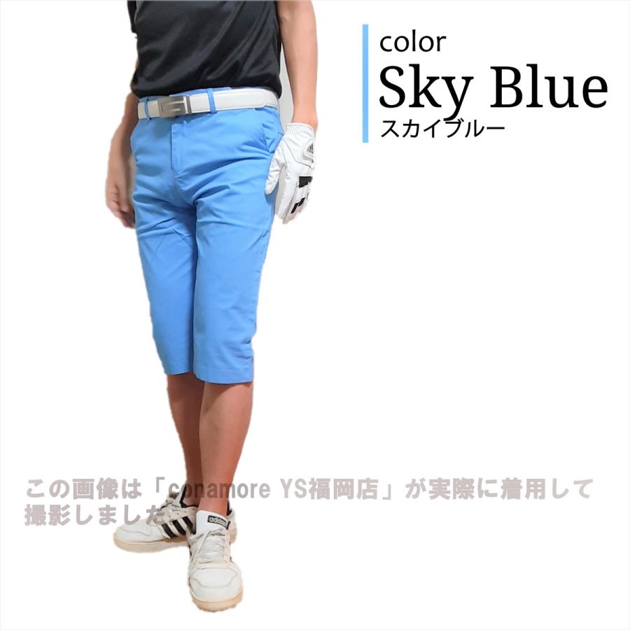 ゴルフウェア メンズ 春 夏 秋 ストレッチパンツ ハーフパンツ 七分丈 膝下 ゴルフパンツ 半ズボン 無地 おしゃれ 春 秋 | ブランド登録なし | 16