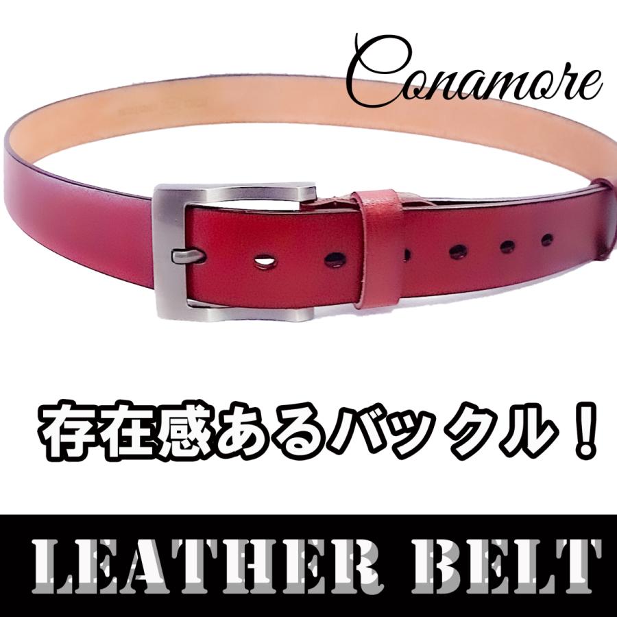 レザーベルト メンズ 黒 ブラック 革 皮 ビジネスベルト 存在感あるバックルがポイント 父の日 プレゼント | ブランド登録なし | 08