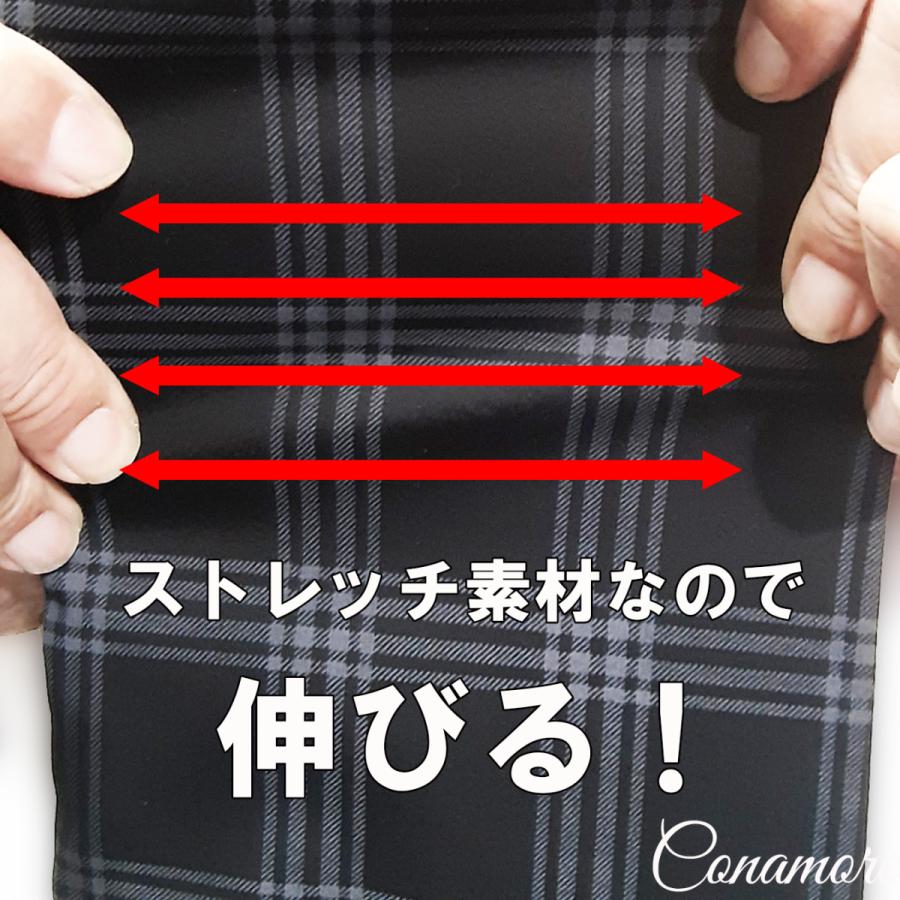 ゴルフウェア メンズ ストレッチパンツ パンツ ゴルフパンツ ズボン ロングパンツ チェック柄 おしゃれ 春 秋 冬　 | ブランド登録なし | 02