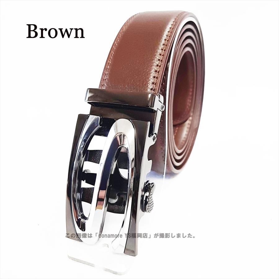 ゴルフベルト 白 黒 赤 ベルト メンズ おしゃれ ゴルフウエア レザーベルト オートロック 自動ロック プレゼント | ブランド登録なし | 17