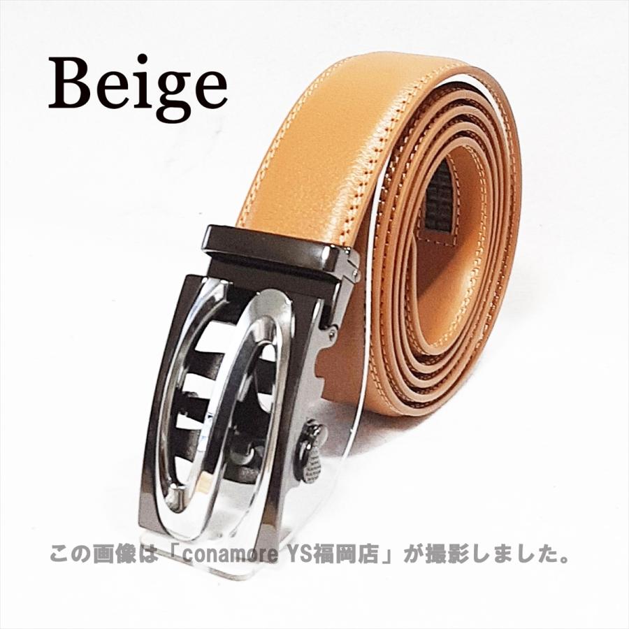 ゴルフベルト 白 黒 赤 ベルト メンズ おしゃれ ゴルフウエア レザーベルト オートロック 自動ロック プレゼント | ブランド登録なし | 16