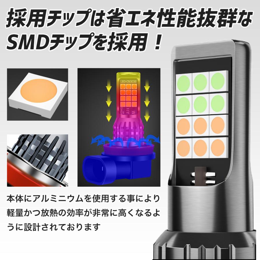 LED フォグランプ 二色切替 カラーチェンジ 4300LM 4形状有　5カラータイプ有 H8/H9/H11/H16  HB4 HB3 H3 ホワイト イエロー ライムグリーン ブルー 12V 24V |  | 01