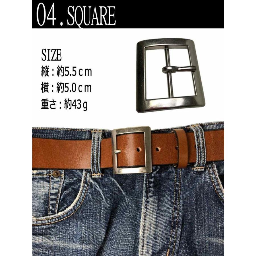 バックル 金具 ベルト バックルのみ シルバー 40mm メンズ 9デザイン