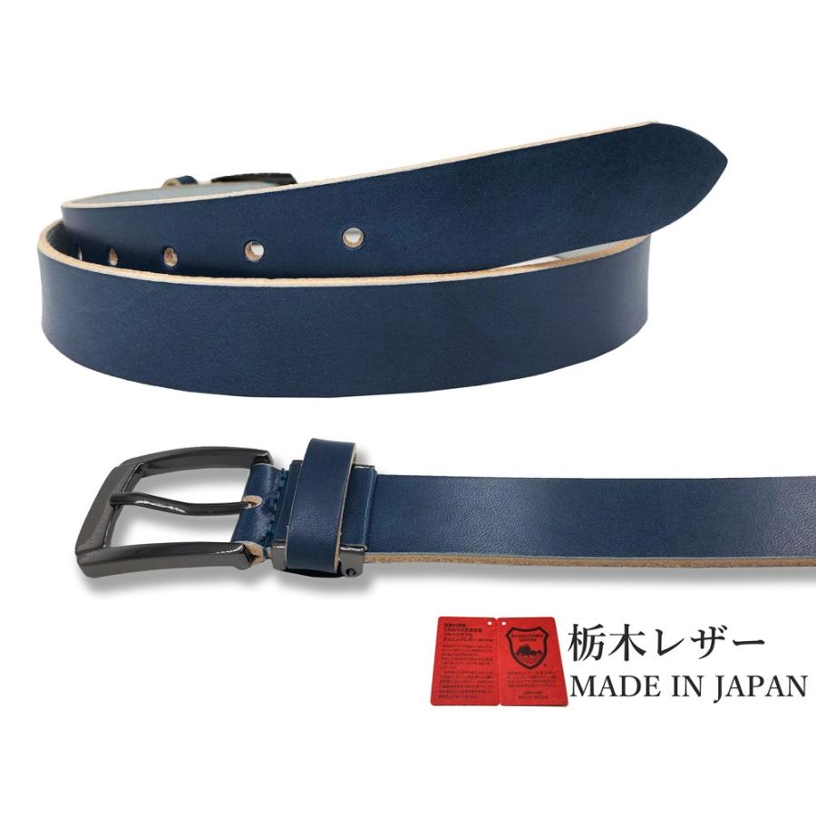 ベルト 栃木レザー ベルト メンズ ビジネス 本革 6カラー ヌメ革 牛革 国産 日本製 無地 カジュアル 30mm |  | 19