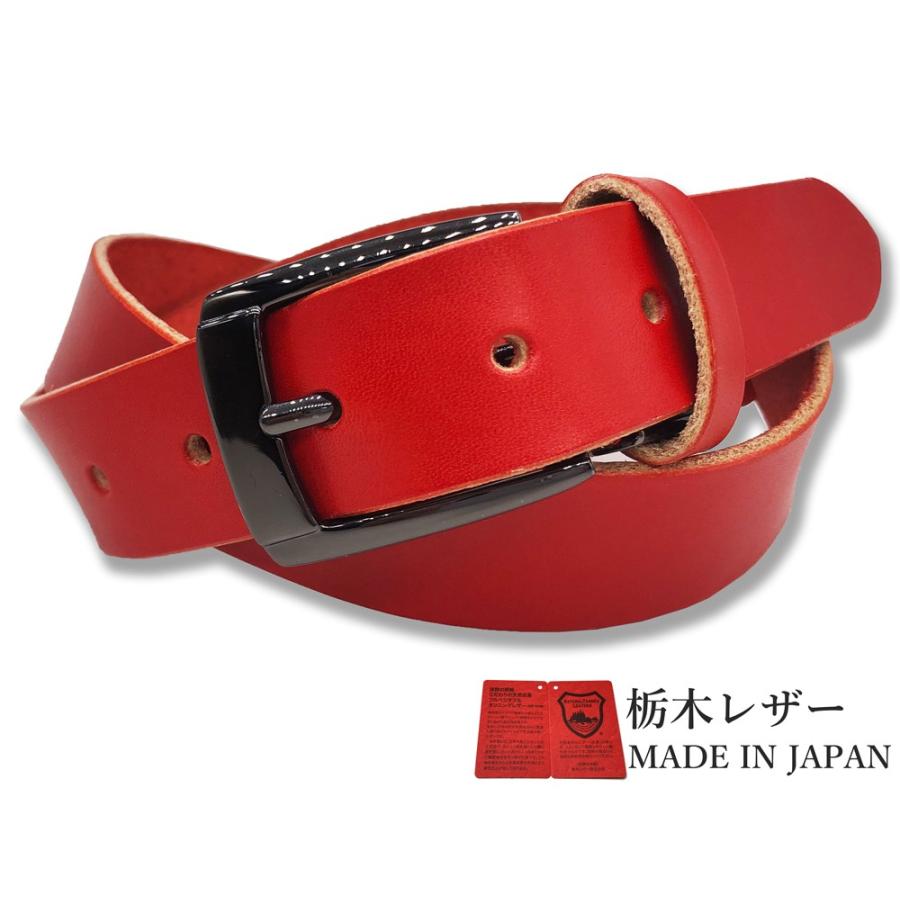 ベルト 栃木レザー ベルト メンズ ビジネス 本革 6カラー ヌメ革 牛革 国産 日本製 無地 カジュアル 30mm |  | 21