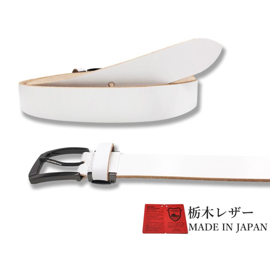 ベルト 栃木レザー ベルト メンズ ビジネス 本革 6カラー ヌメ革 牛革 国産 日本製 無地 カジュアル 30mm |  | 25