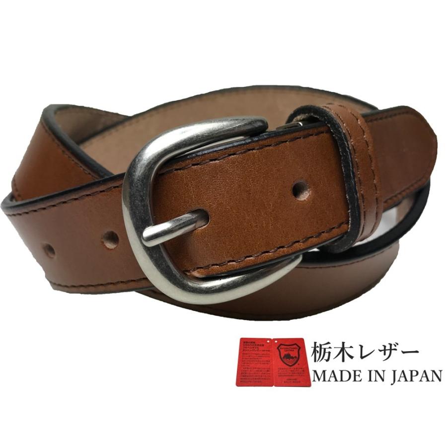 ベルト 栃木レザー ベルト メンズ ビジネス 牛革 黒色 濃茶 本革 国産 日本製 ステッチ カジュアル 30mm W030 Wing Leather 通販 Yahoo ショッピング