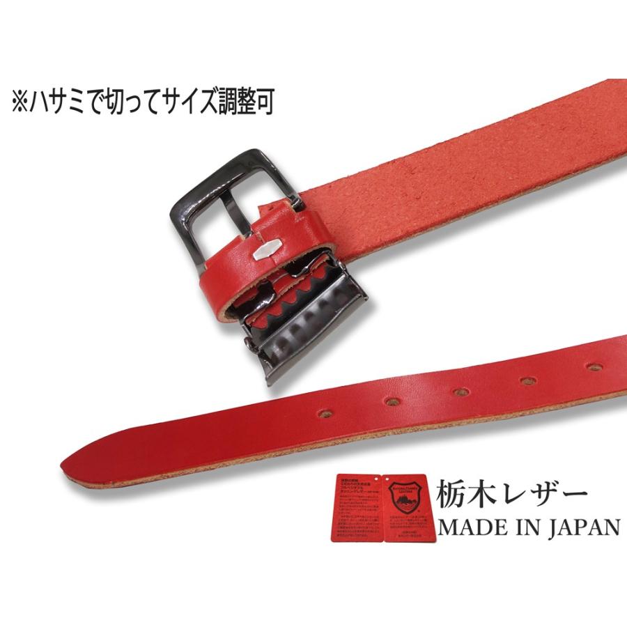 訳あり b品 ベルト 栃木レザー ベルト メンズ ビジネス 本革 6カラー ヌメ革 牛革 国産 日本製 無地 カジュアル 30mm |  | 16