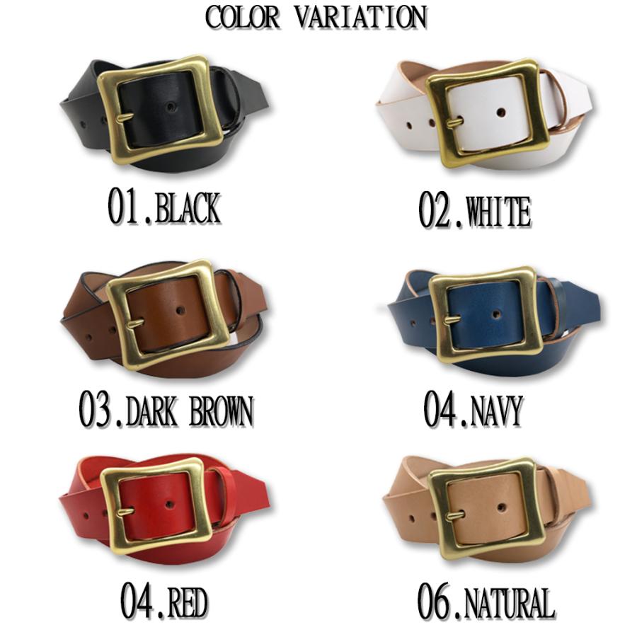 ベルト 栃木レザー メンズ 本革 ロングサイズ 40mm 牛革 黒色