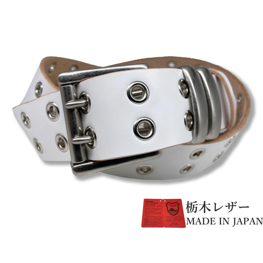 栃木レザー ダブルピン ベルト メンズ 本革 40mm 牛革 黒色 栃木レザー ダブルピン ベルト メンズ 本革 40mm 牛革 黒色