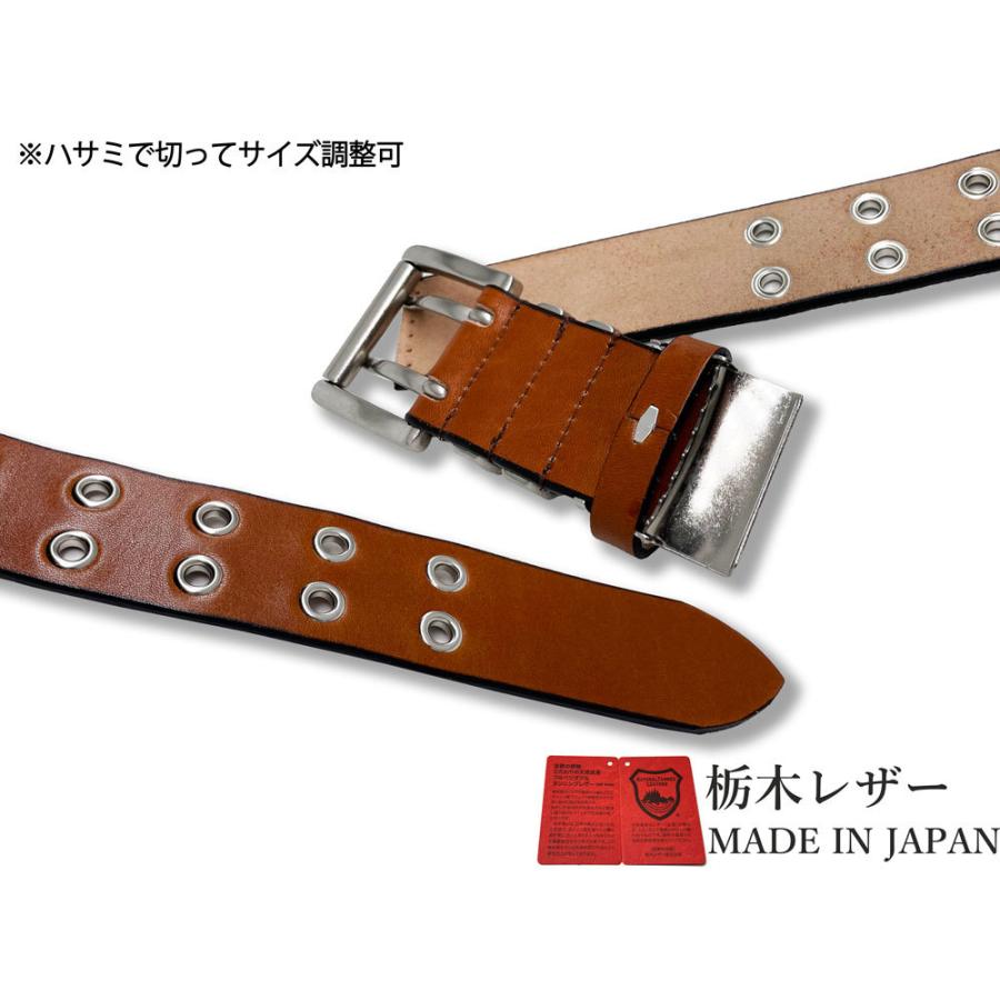 栃木レザー ダブルピン ベルト メンズ 本革 40mm 牛革 黒色 栃木レザー ダブルピン ベルト メンズ 本革 40mm 牛革 黒色