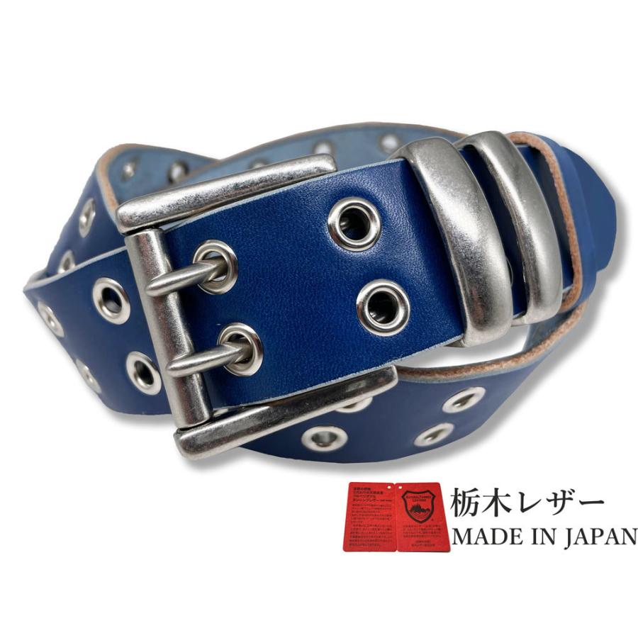 栃木レザー ダブルピン ベルト メンズ 本革 40mm 牛革 黒色 栃木レザー ダブルピン ベルト メンズ 本革 40mm 牛革 黒色