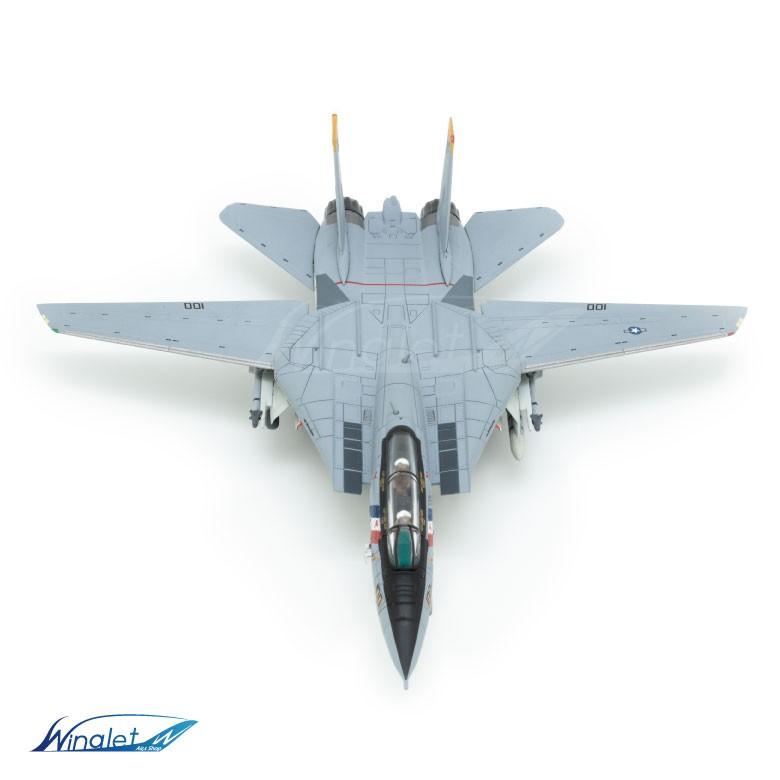 ダイキャストモデル 1/144 F-14 D トムキャット アメリカ海軍 2戦闘飛行隊 バウンティハンター 完成品 戦闘機 ミリタリー 航空 グッズ アイテム｜winglet｜08