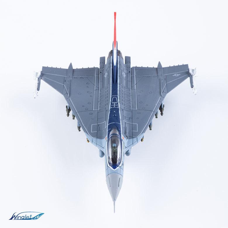 ダイキャストモデル 1/144 F-16XL Prototype XL-1 75-0749 スケールモデル 塗装済み 完成品 戦闘機 飛行機 航空 グッズ アイテム｜winglet｜04