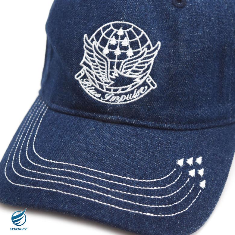 航空自衛隊 ブルーインパルス キャップ 帽子 デニム タイプ 男女兼用 大人 フリーサイズ JASDF blueimpulse cap 自衛隊 ファッション 航空祭 グッズ アイテム |  | 05