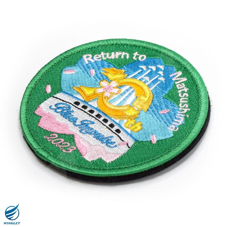 航空自衛隊 ブルーインパルス 2023 ツアー パッチ ワッペン 両面