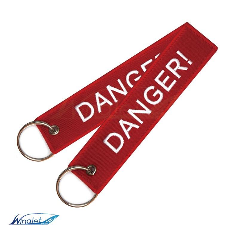 Off White レッド & イエロー 2.0 インダストリアル キーチェーン Off