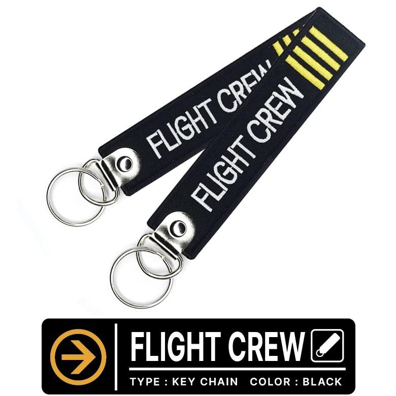 【爆買い！】 FLIGHT CREW 1 タグ キーホルダー キーチェーン フライトクルー 旅行かばん・小分けバッグ