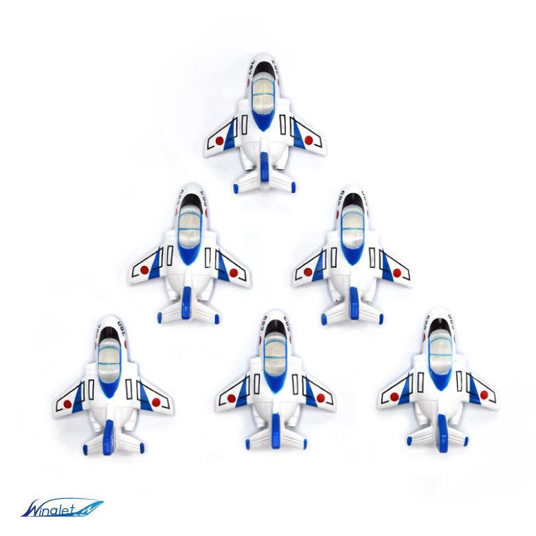 自衛隊 マグネット セット 航空自衛隊 ブルーインパルス T-4 6機