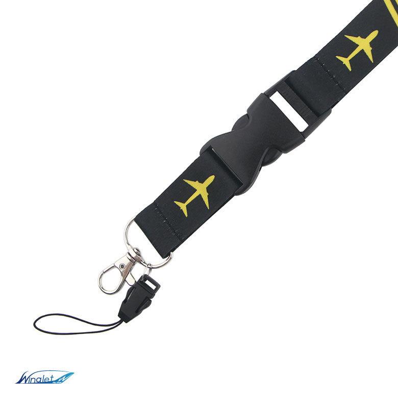 ネックストラップ ランヤード PILOT Fly Safe I Need You Here