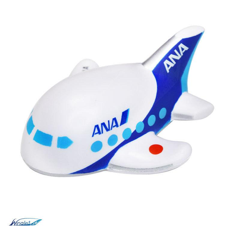 ANA ぷにゅ丸くん 全日空 飛行機 おもちゃ やわらか ぷにぷに 素材