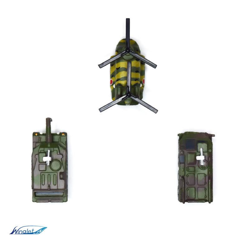 自衛隊 マグネット シリーズ 陸上自衛隊 10式戦車 WAPC CH-47JA