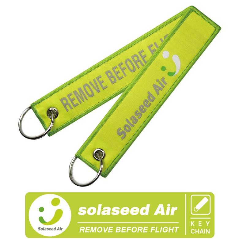 Solaseed Air ソラシドエア タグ キーホルダー REMOVE BEFORE FLIGHT
