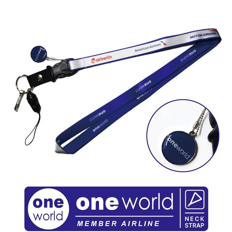 One World ワンワールド ロゴ エアライン協賛航空会社 航空連合 ネックストラップ ランヤード 飛行機 航空グッズ Goods アイテム Item Mz477 Winglet 通販 Yahoo ショッピング