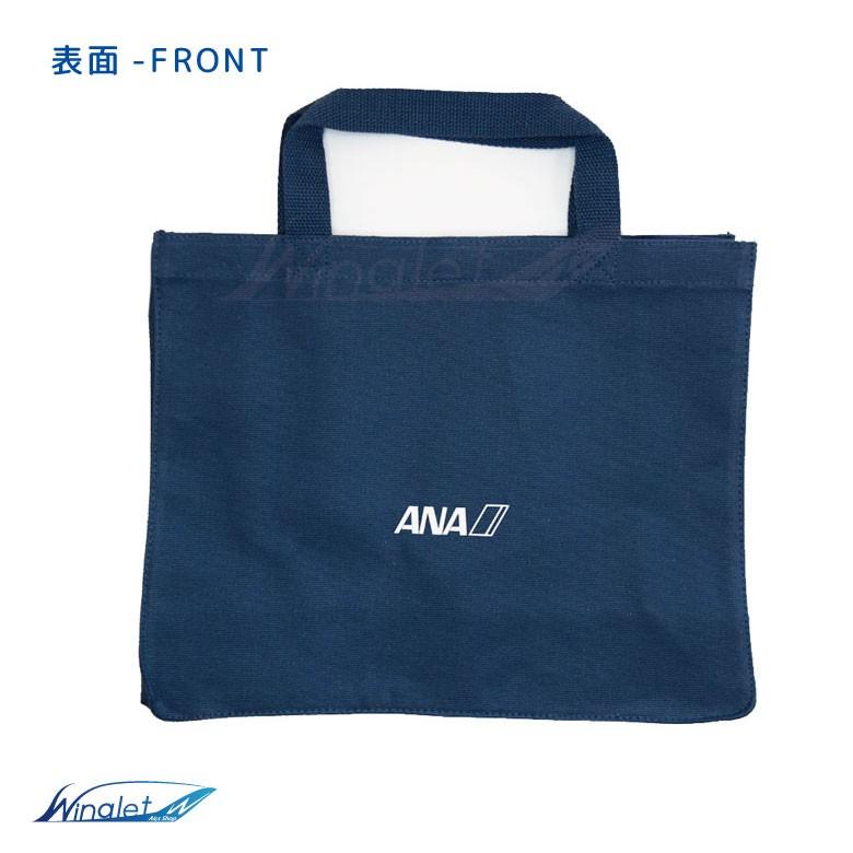 ANA トートバッグ ネイビー ブルー BOEING 787 DREAMLINER 内ポケット 付き 綿 コットン エコバッグ Totebag 全日空 ボーイング 航空 グッズ アイテム｜winglet｜02