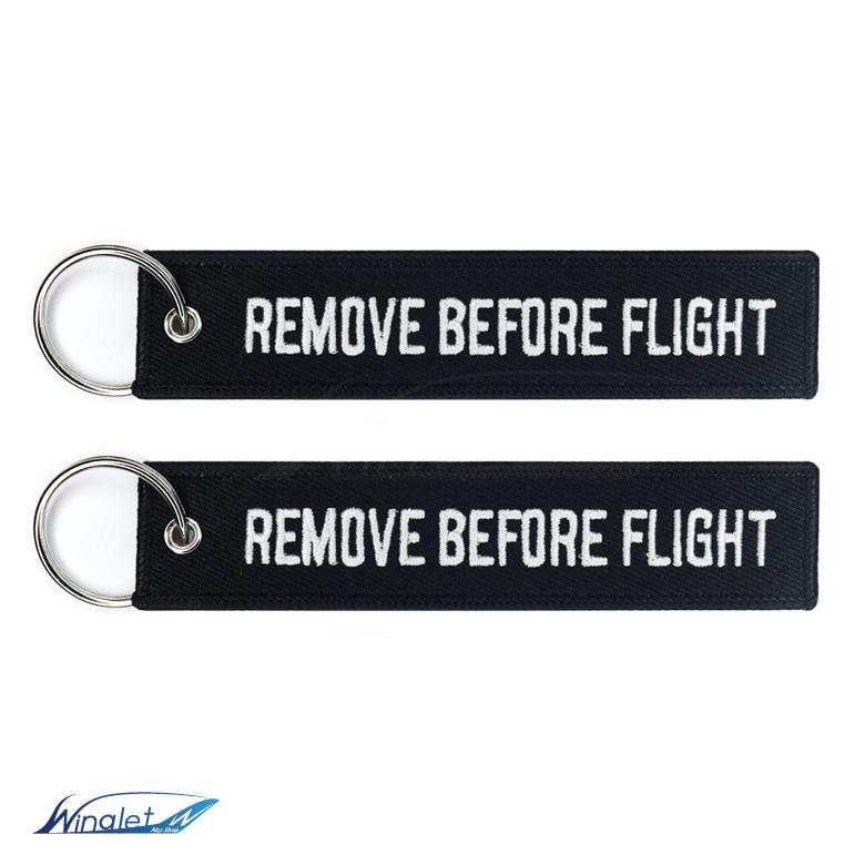 REMOVE BEFORE FLIGHT キーチェーン キーホルダー タグ (1個) カラー