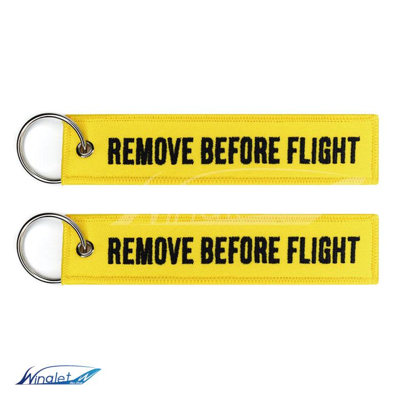 REMOVE BEFORE FLIGHT キーチェーン キーホルダー タグ (1個