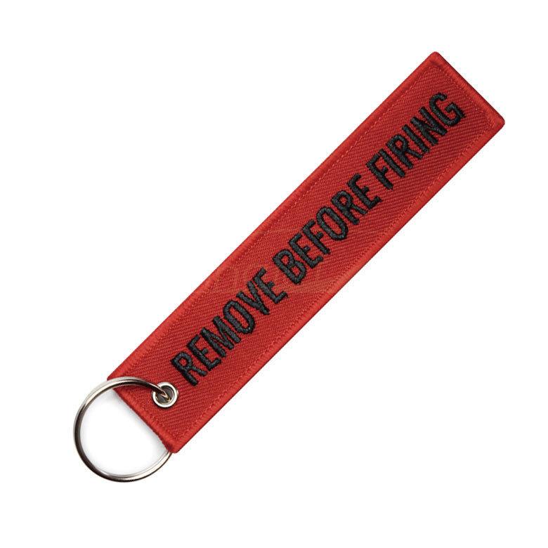 REMOVE BEFORE FIRING キーチェーン キーホルダー タグ (1個) カラー