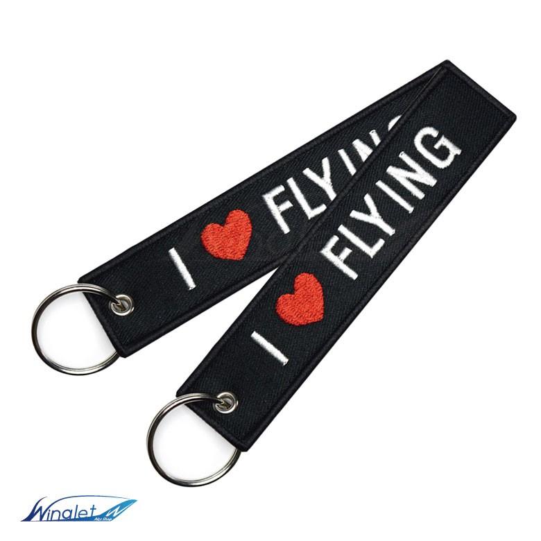 I LOVE FLYING アイラブ フライング キーチェーン キーホルダー タグ