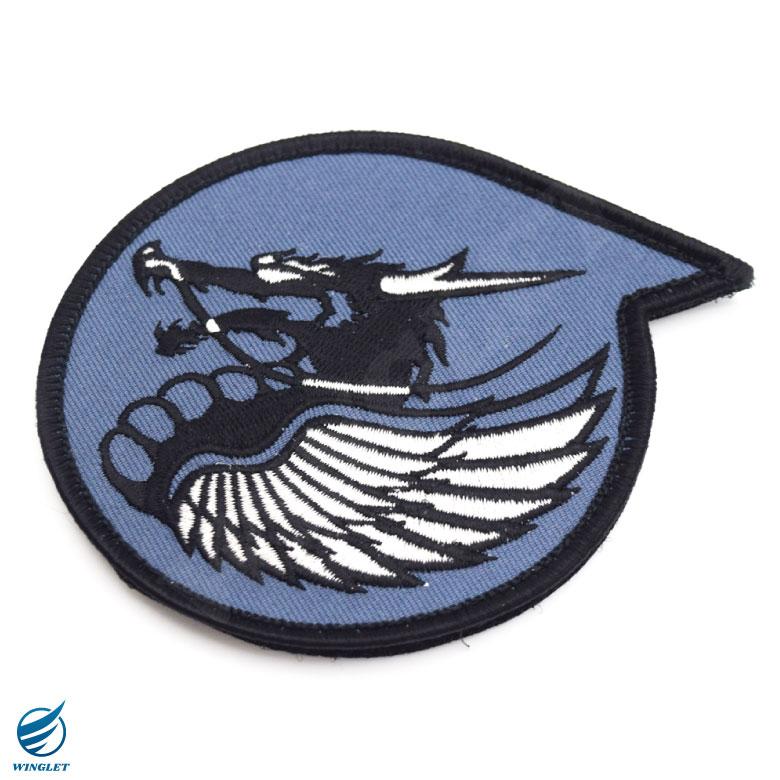 航空自衛隊 303 飛行隊 部隊マーク 刺繍 ワッペン 両面 ベルクロ