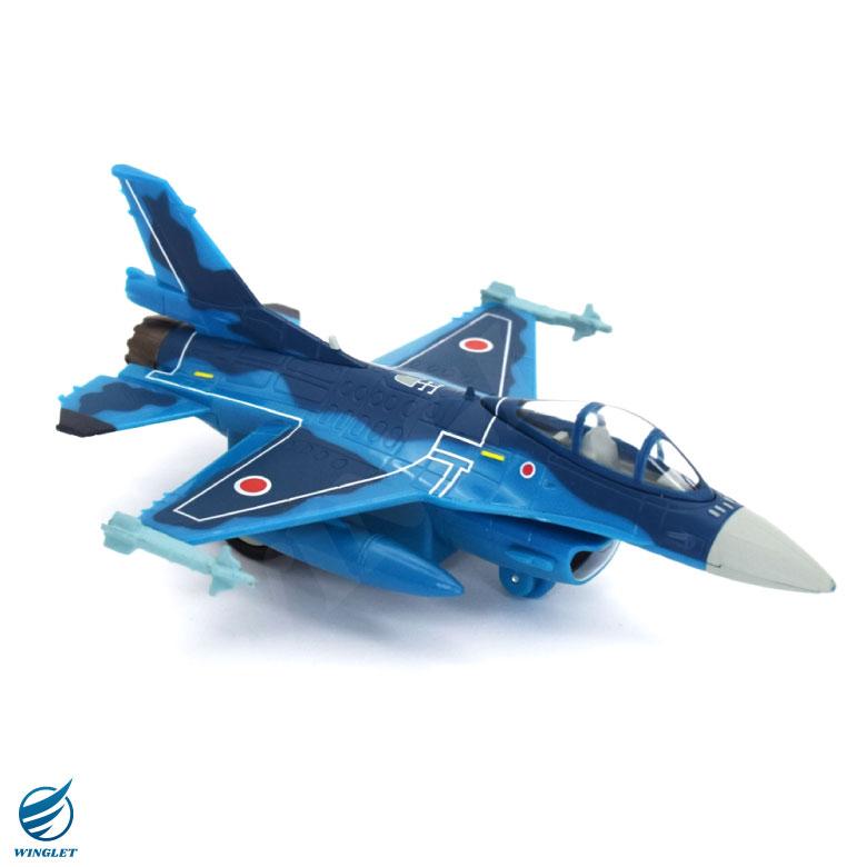 プルプラ 航空自衛隊 F-2 戦闘機 プルバック トイ スタンド付 F2