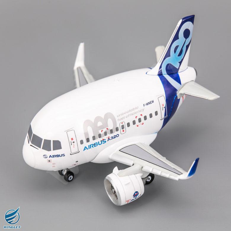 AIRBUS A320 neo ハウスカラー デフォルメ ダイキャスト モデル 塗装