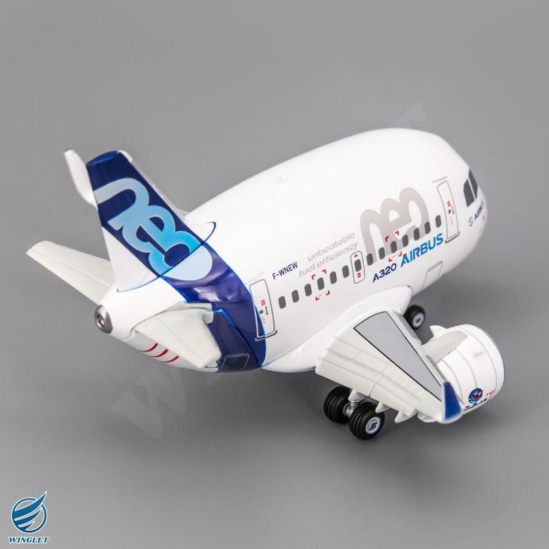 AIRBUS A320 neo ハウスカラー デフォルメ ダイキャスト モデル 塗装