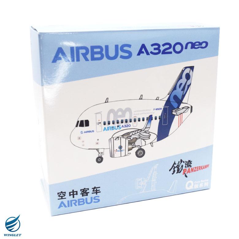 AIRBUS A320 neo ハウスカラー デフォルメ ダイキャスト モデル 塗装