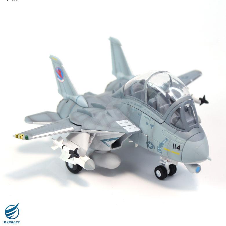 F-14 TOMCAT VF-1 TOPGUN Ver デフォルメ ダイキャスト モデル 塗装