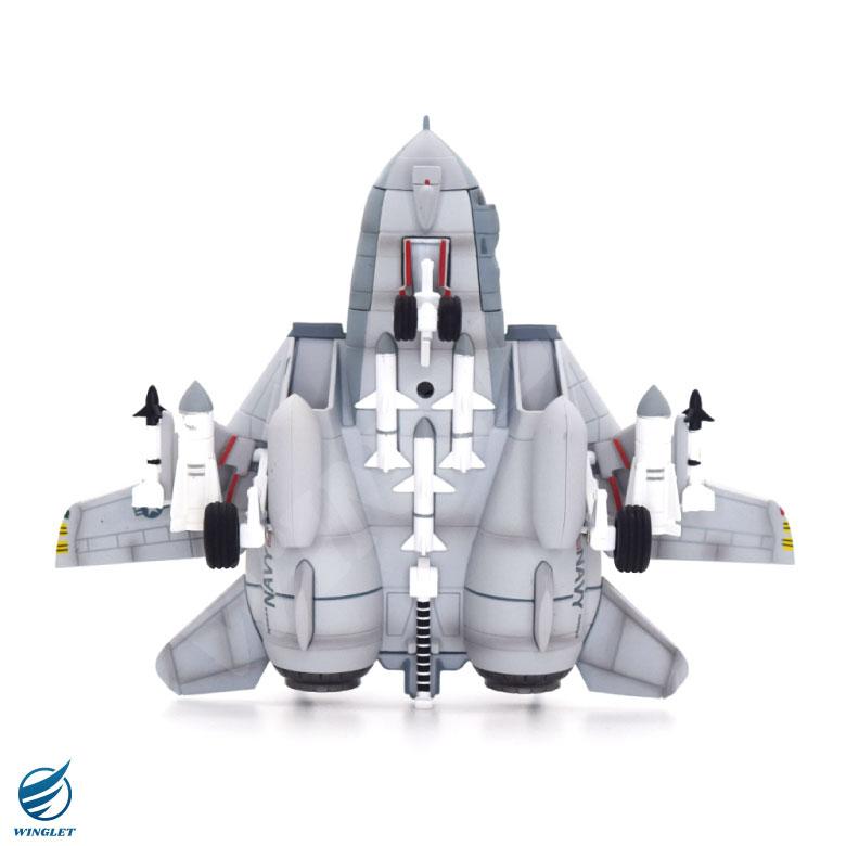 F-14 TOMCAT VF-1 TOPGUN Ver デフォルメ ダイキャスト モデル 塗装