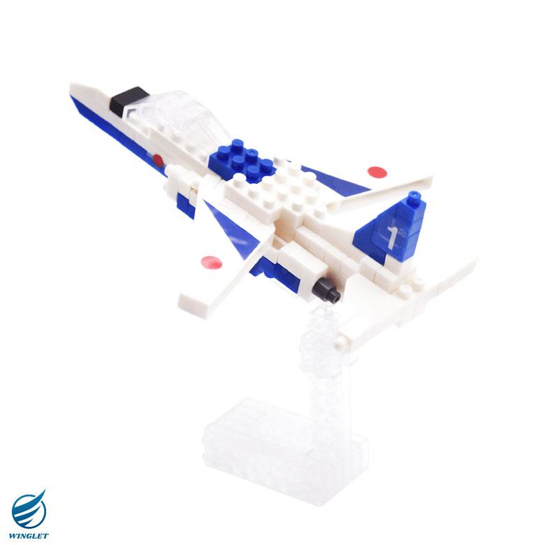 nanoblock 航空自衛隊 ブルーインパルス ナノブロック スタンド付き