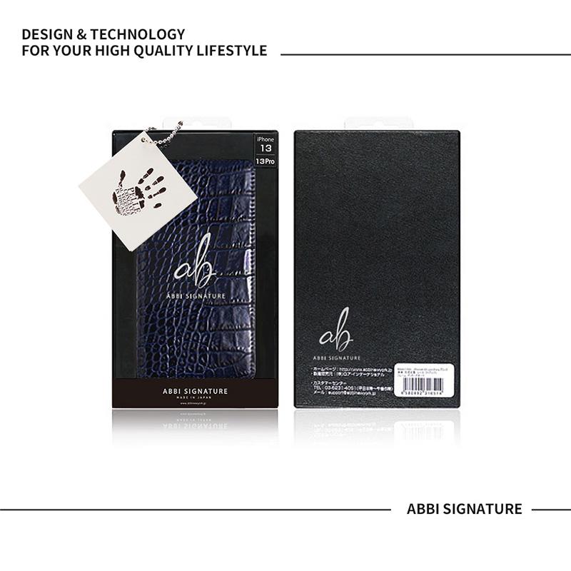 iPhone15 Pro / ProMax iPhone 15 ケース 手帳型 本革 ABBI SIGNATURE