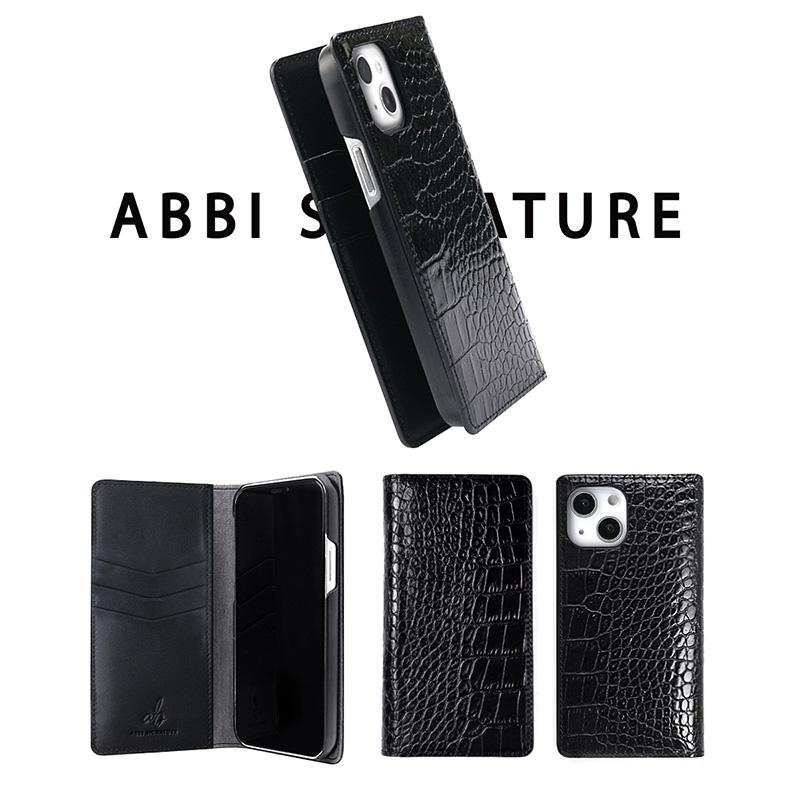 iPhone15 Pro / ProMax iPhone 15 ケース 手帳型 本革 ABBI SIGNATURE