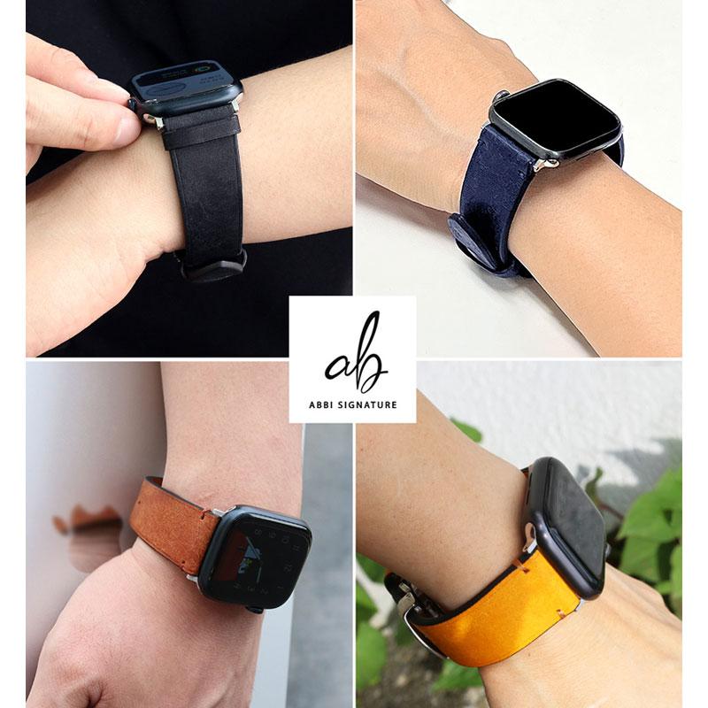ABBI SIGNATURE アップルウォッチ バンド 本革 ABBI SIGNATURE Apple