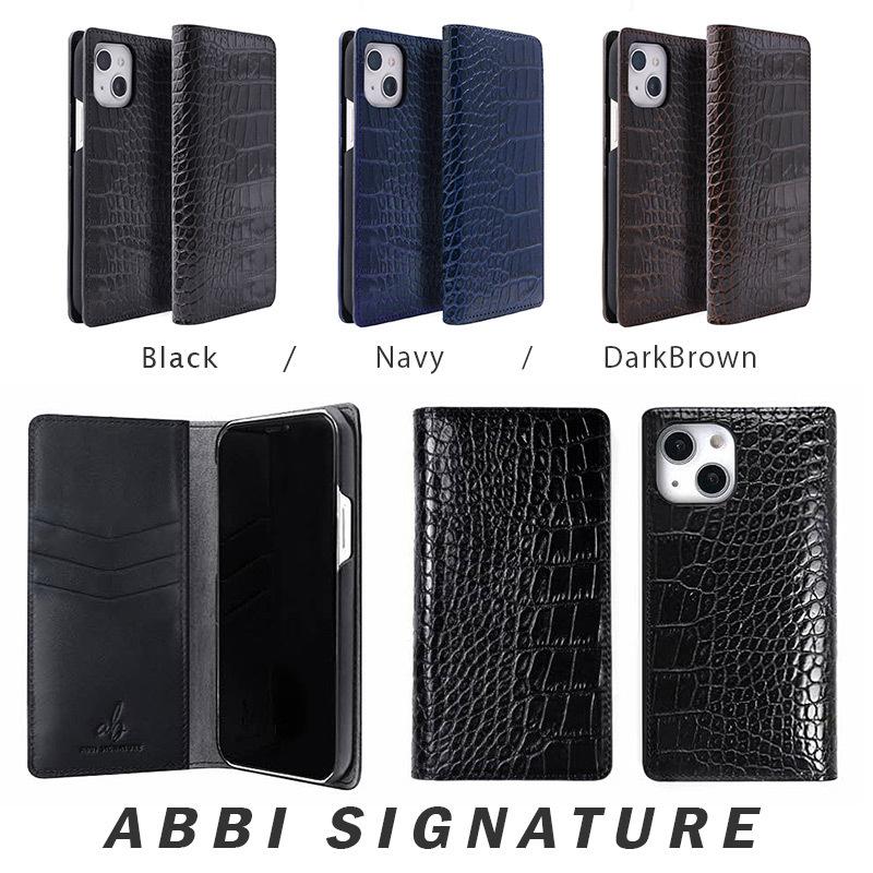 iPhone13 mini ケース 手帳型 本革 ABBI SIGNATURE イタリアン iPhone13 mini ケース 手帳型 本革 ABBI SIGNATURE イタリアン