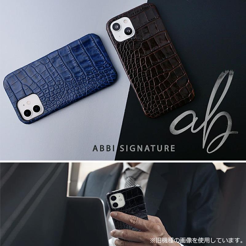 iPhone 13 Pro ケース 本革 背面ケース ABBI SIGNATURE iPhone 13 Pro ケース 本革 背面ケース ABBI SIGNATURE